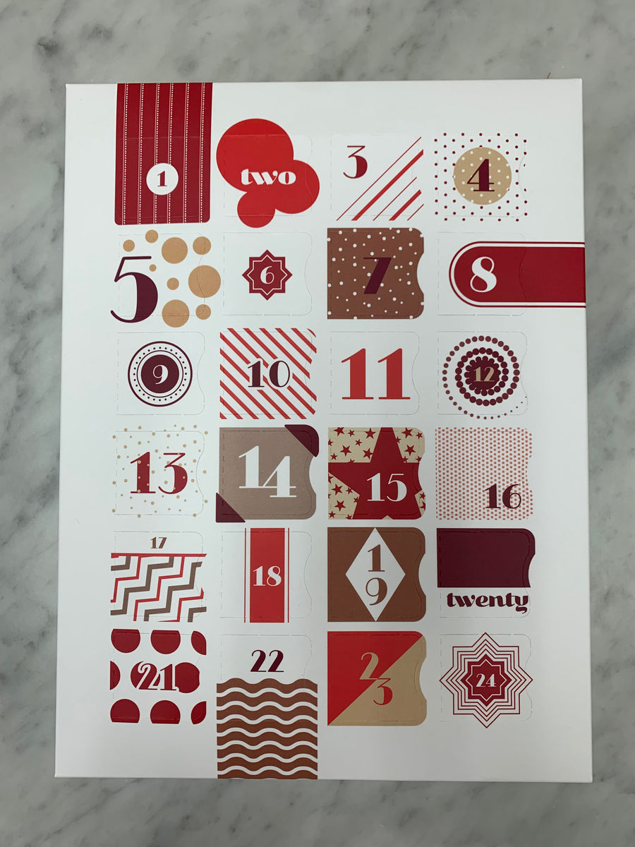 Christmas Mid Century Advent Calendar Colestown Chocolates NZ