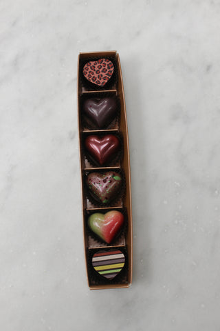 6 Valentines Day Chocolates