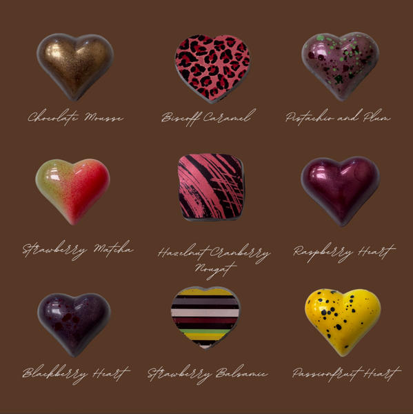 6 Valentines Day Chocolates